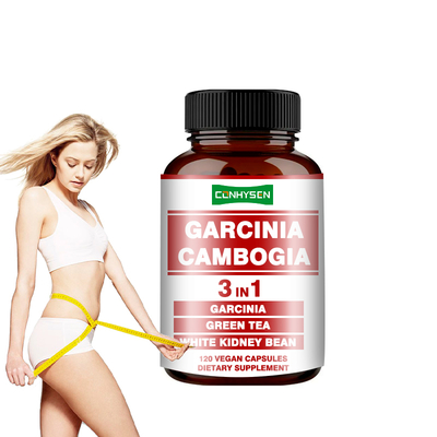 Las cápsulas de Garcinia Cambogia con frijoles blancos apoyan la fuerza