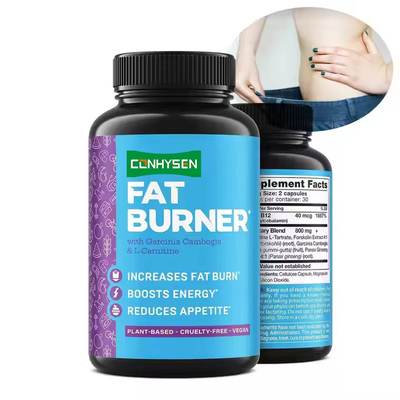 Quemador de grasa de origen vegetal de primera calidad con Garcinia Cambogia L-Carnitina Aumenta el metabolismo Reduce el apetito Desintoxica Energize
