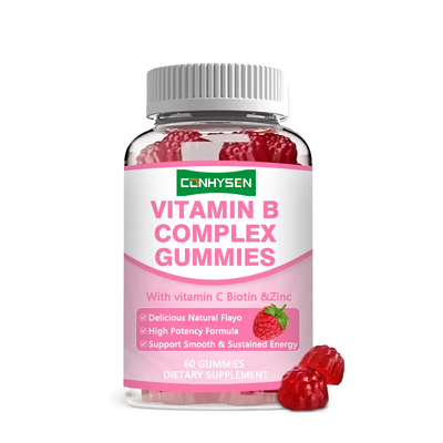 Gomitas de Complejo de Vitamina B de Alta Potencia B12 para Energía Sostenida y Apoyo Inmunitario, Suplementos para la Salud