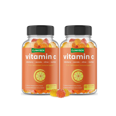 OEM Vitamina C Salud de la piel Antioxidante Apoyo inmunológico Vitamina C Gomitas