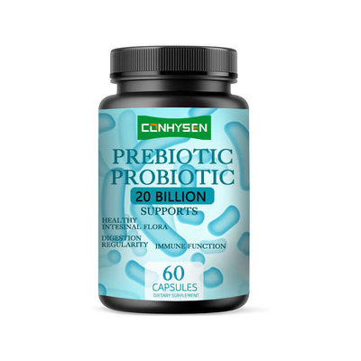Prebióticos Probióticos cápsulas 20 mil millones apoyan la flora intestinal saludable Suplemento dietético