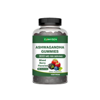 Gummies de Ashwagandha con extracto de KSM-66 para energía y apoyo del sueño