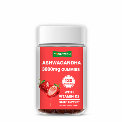 Goma de Ashwagandha de venta al por mayor Apoyo al estado de ánimo diario y resistencia al estrés