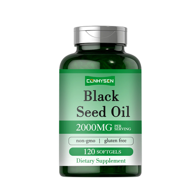 Fábrica mayorista Aceite de semilla negra Softgels Potente antioxidante Custom