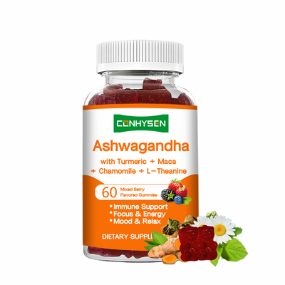 Precio al por mayor de Ashwagandha Gummies apoya la memoria de enfoque