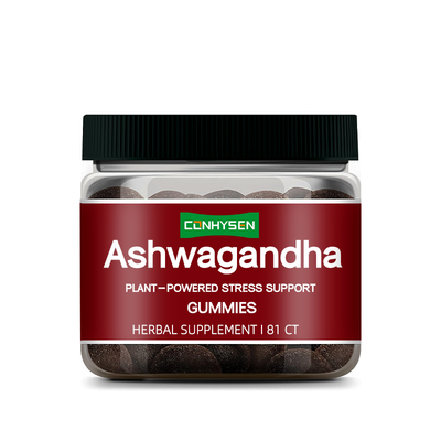 Precio al por mayor Goma de Ashwagandha Mejora la claridad mental, la memoria y el enfoque