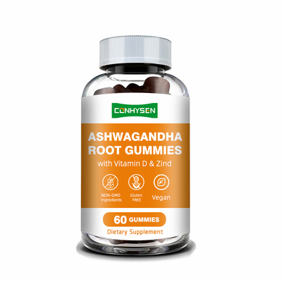 Precio al por mayor Gomitas de Ashwagandha Control del estrés Regulación del cortisol