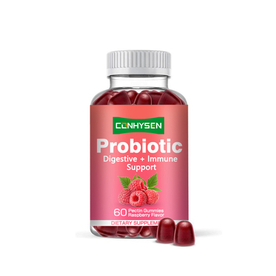 Gomitas probióticas personalizadas 2.5-3g para la digestión y la salud intestinal