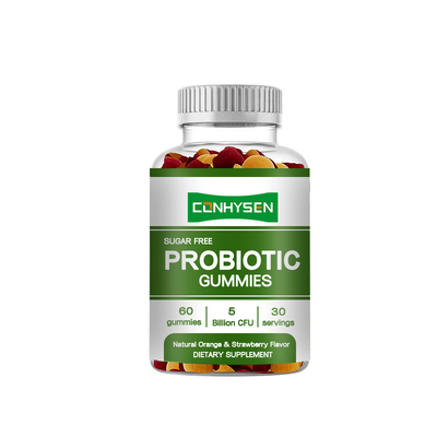 OEM Probiótico Gummies 5B CFU para la salud intestinal sabor personalizado