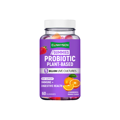 Personalización de fábrica Probióticos gomas inmunológicas Salud digestiva Dual apoyo