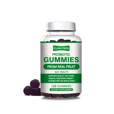Suministro de fábrica Mejorar el estado de ánimo Naturalmente Probióticos Gummies Fabricante