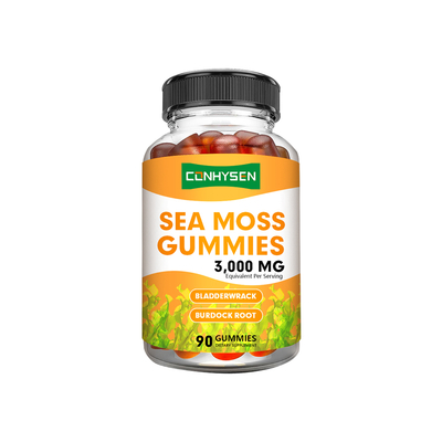 Goma de musgo de mar 3000mg con bardana mejora la inmunidad desintoxicación OEM / ODM personalizado