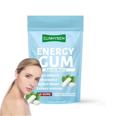 Goma de energía con vitamina E para ayudar a prevenir las caries - Suministro de fábrica en stock