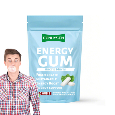 Chicle Energético del Fabricante Mejora la Concentración Aliento Fresco Venta al por Mayor Personalizado