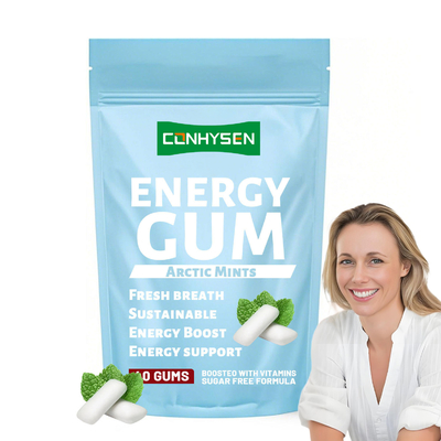 Proveedor de goma de mascar energética para ayudar a prevenir las caries y refrescar el aliento