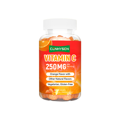 Fabricante de gomas de vitamina C personalizadas 250 mg para apoyar el sistema inmunológico