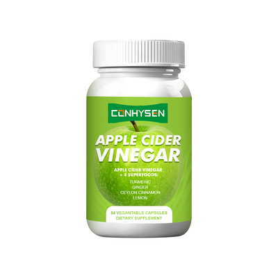 Suministro de fábrica de cápsulas de vinagre de sidra de manzana que mejoran el azúcar en la sangre y la salud del tracto urinario