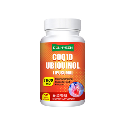 Cápsulas blandas de ubiquinol COQ10 1000 mg para apoyar la función cardíaca OEM/ODM personalizado