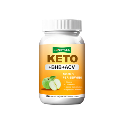 Cápsulas de Keto con BHB ACV 1600mg de fabricación de apoyo inmunológico de digestión directa