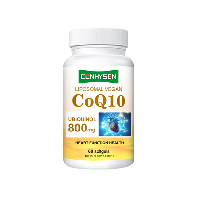 Liposómico CoQ10 Softgels Proveedor Personalizado Función cerebral y cardíaca saludable
