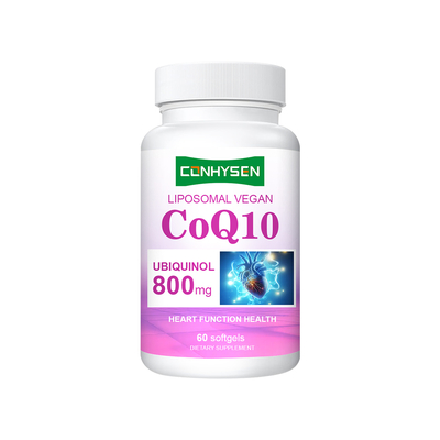 Las cápsulas blandas de CoQ10 de Supplier Factory promueven la fortaleza ósea y la producción de energía