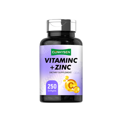 Proveedor de cápsulas blandas de zinc y vitamina C personalizadas de primera calidad para mejorar la elasticidad de la piel