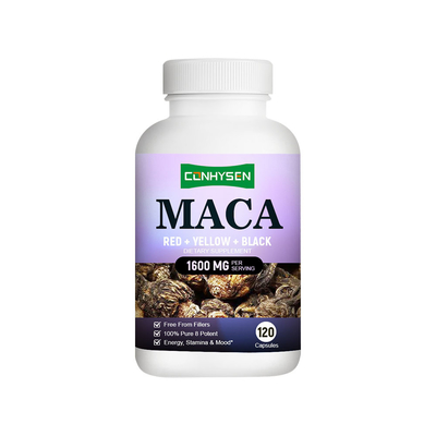 Proveedor de cápsulas orgánicas de maca para el equilibrio hormonal con soporte premium personalizado