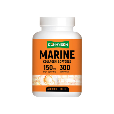 Cápsulas blandas de colágeno marino para la salud del cabello, la piel y las uñas OEM/ODM personalizado
