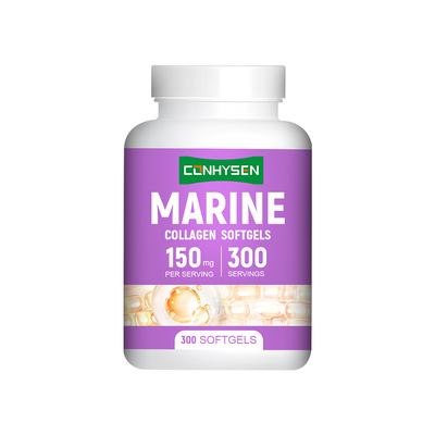 Colágeno marino natural Softgels Etiqueta personalizada Mantener la elasticidad de la piel fábrica