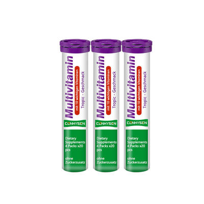 Venta al por mayor de fábrica de tabletas efervescentes multivitamínicas reduce el cansancio y la fatiga
