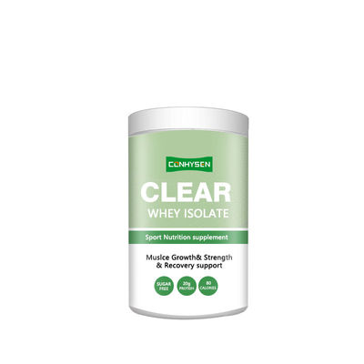 Fabricante Personalizado Clear Whey Isolate Apoyo al Crecimiento Muscular y la Fuerza