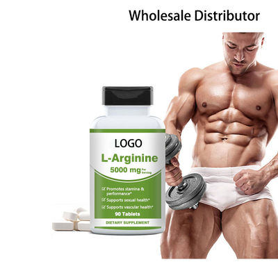 Tabletas de L-Arginina de Marca Privada para Aumentar la Resistencia, el Rendimiento y la Salud